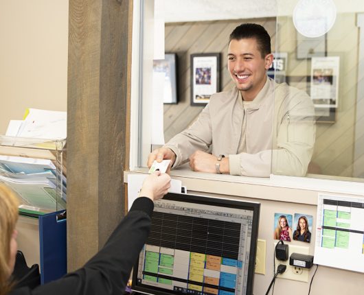 Receptionist of Raynham Dental